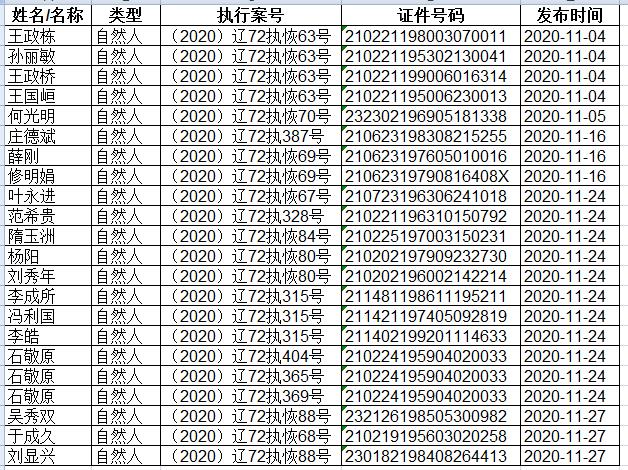 大连海事法院2020年11月失信被执行人名单（自然人）.jpg